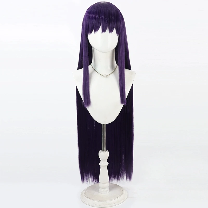 

1 шт. парик для косплея Эсил Радиру из «Соло-Левелинг», 100 см, длинный, прямой, фиолетовый, термостойкий