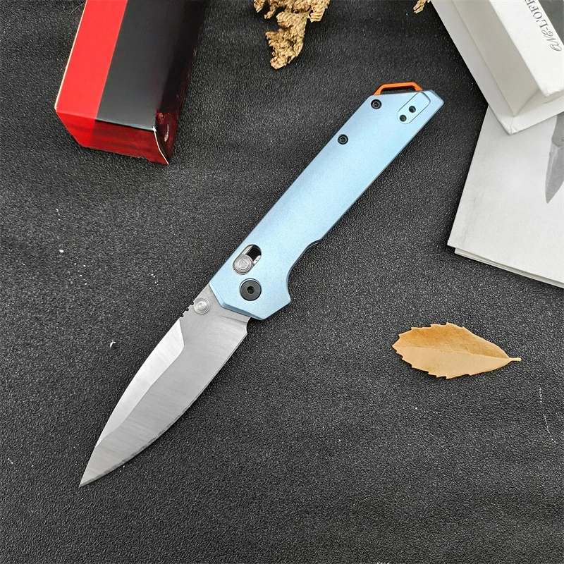 KS Iridium 2038 Aluminum Folding Knife with D2 Steel Blade A Lightweight and Durable Fishing Knife for Outdoor Emergencies