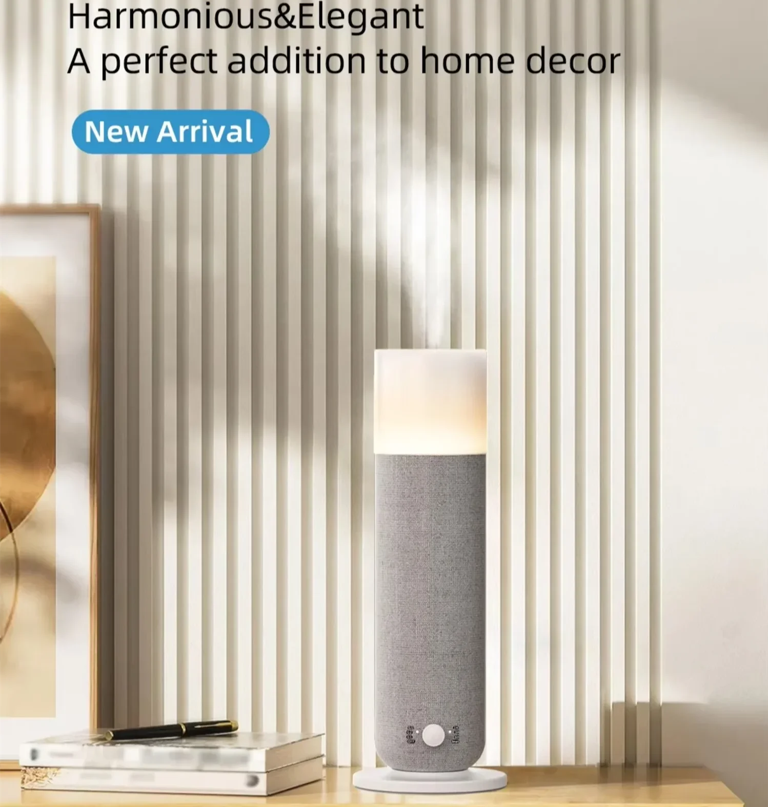 Electric Fragrance Diffuser  Smart Aroma Essential Oil Diffuser Machine Air Freshener 120ML Bluetooth Control for Home Hotel