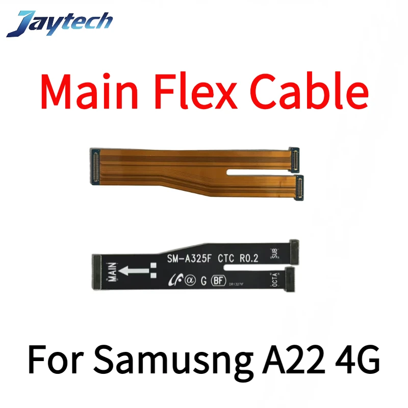 삼성 A22 A33 A34 A53 A72 4G 5G 메인보드 메인 플렉스 케이블 1개, 마더보드 플렉스 케이블 보드 리본 커넥터 예비 부품