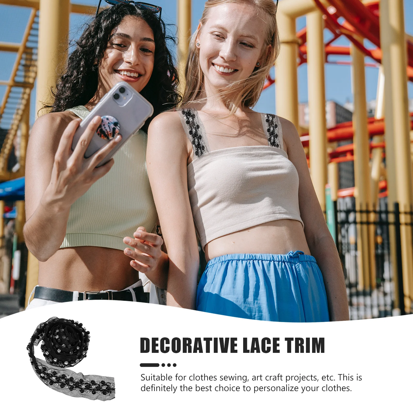 

Large Quantity Delicate Lace Trim with for Creative Sewing Projects Garment Decoration and Handmade Gifts