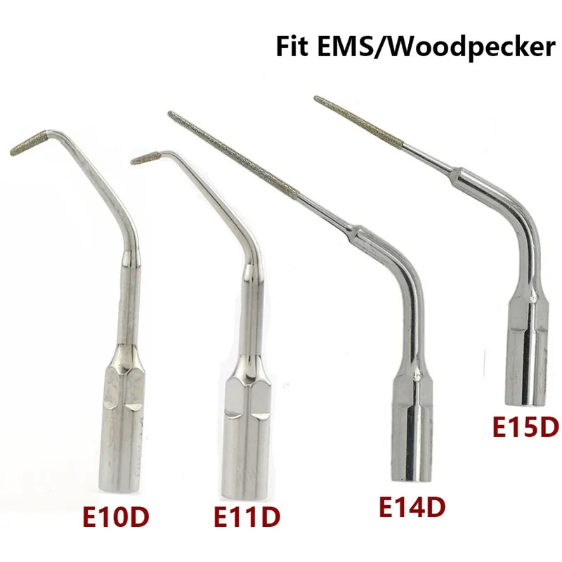 

2Pcs Dental Ultrasonic Scaler Endo Tip Root Canal Periodontics Endodontic E10D E11D E14D E15D EMS/Woodpecker Dentist Tool