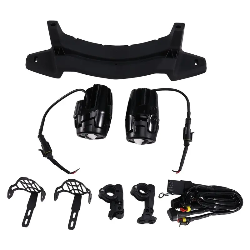 

Кронштейн для передних светодиодных фар AB16, держатель противотуманных фар для мотоциклов BMW R1200GS R1200 LC ADV Adventure 2013-2018