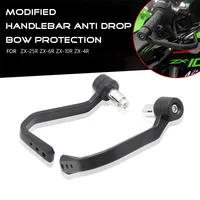 Cubierta de manillar de aluminio CNC para motocicleta, Protector de palancas de embrague de freno para Kawasaki, ZX-6R, ZX6R, ZX, 6R