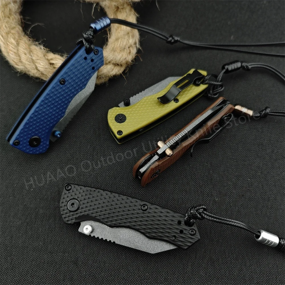 BM 290 Folding Knife 4 Color Aviation Aluminum Handle M4 Steel Blade High Quality Outdoor EDC Survival Camping Hiking Tools