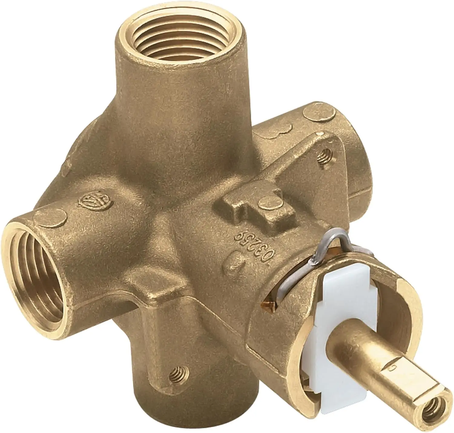 

Pressure Balancing Brass Tub and Shower Valve with IPS Connections, Model 2510 - Durable and Reliable