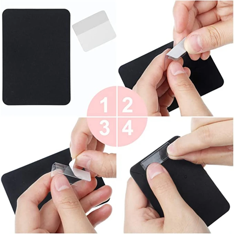 100 Pcs Earring Card Adapter Adhesive Lip Hanger Self-Adhesive Adapter for Jewelry Earring Necklace Accessories Display