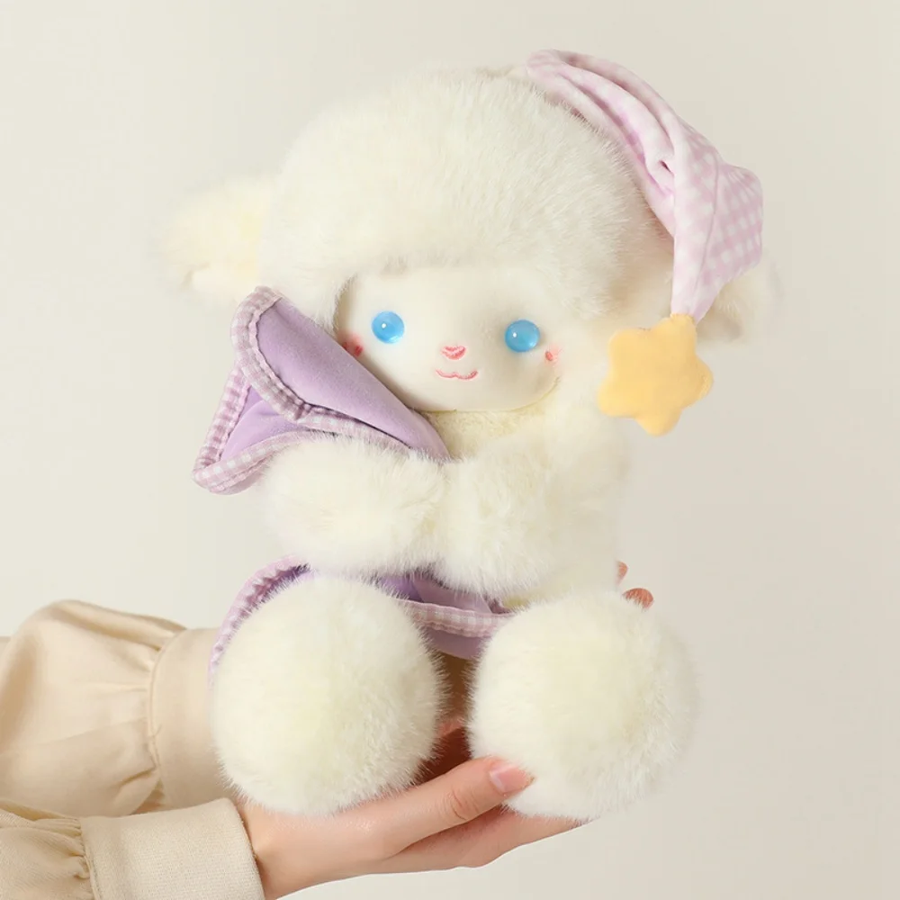 Super Soft Cute Sheep Plush Toy Adorable Lamb Stuffed Doll Pillow Sweet Gift For Girls Home Decoration