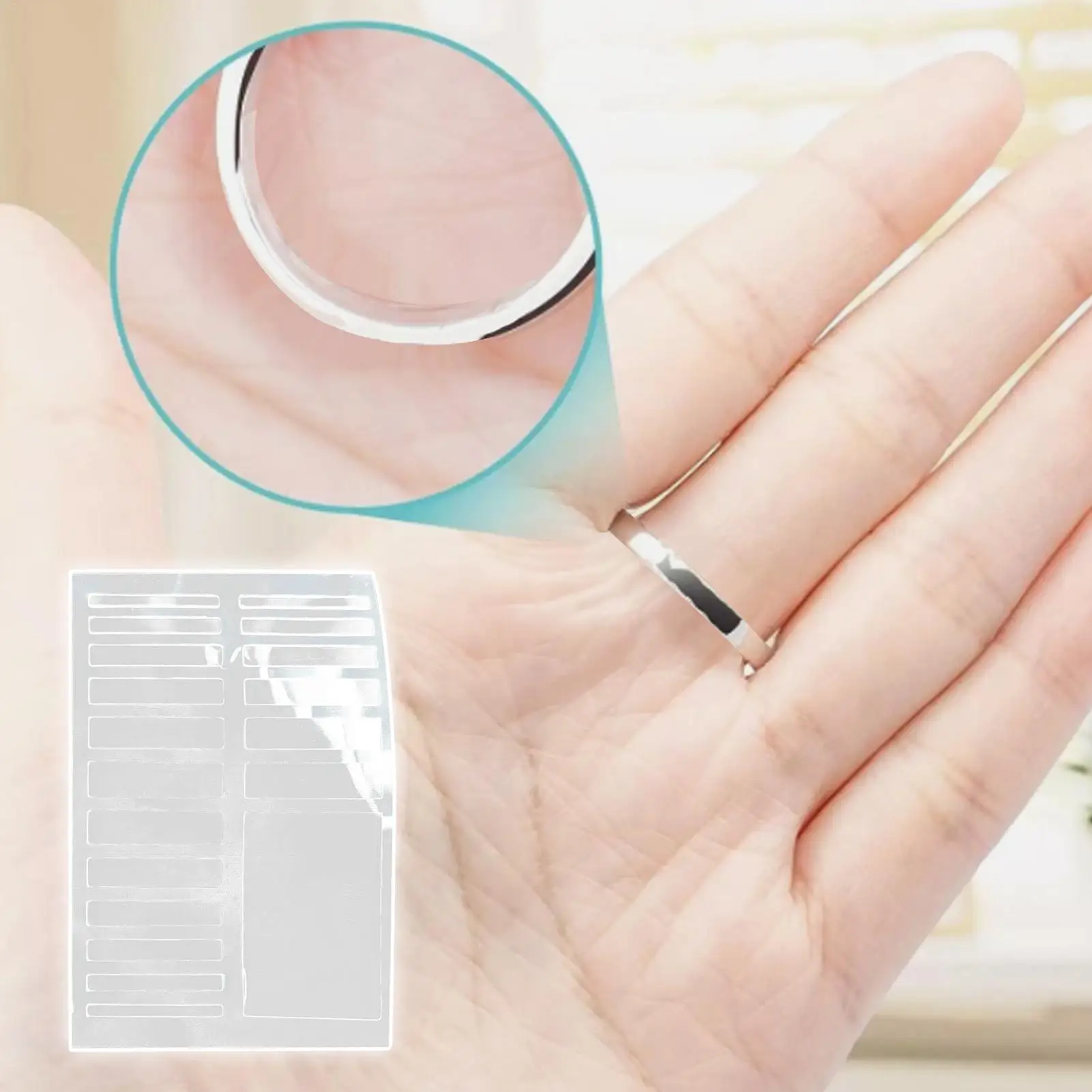 

Невидимый регулятор размера кольца, 19 штук, прозрачные приспособления для уменьшения размера кольца, удобные прозрачные фиксаторы, уменьшители пространства для кольца, для спортзала