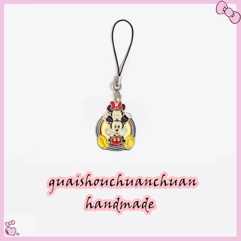 Niedlicher Cartoon Disney Mickey Minnie Cartoon Persönlichkeit Trend Handy Lanyard Student USB Disk Anhänger Geschenk Großhandel
