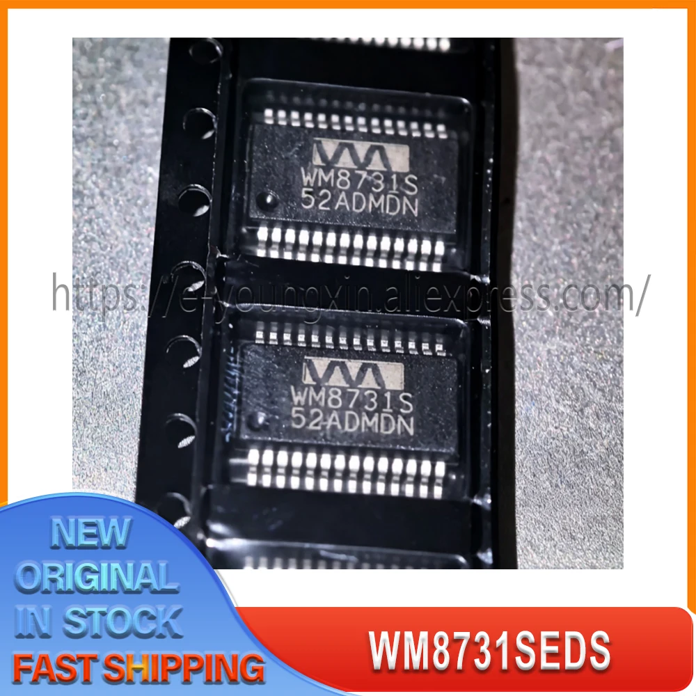5PCS~20PCS/LOT WM8731S WM8731SEDS WM8731SEDS/RV SSOP28  100% New  Stock