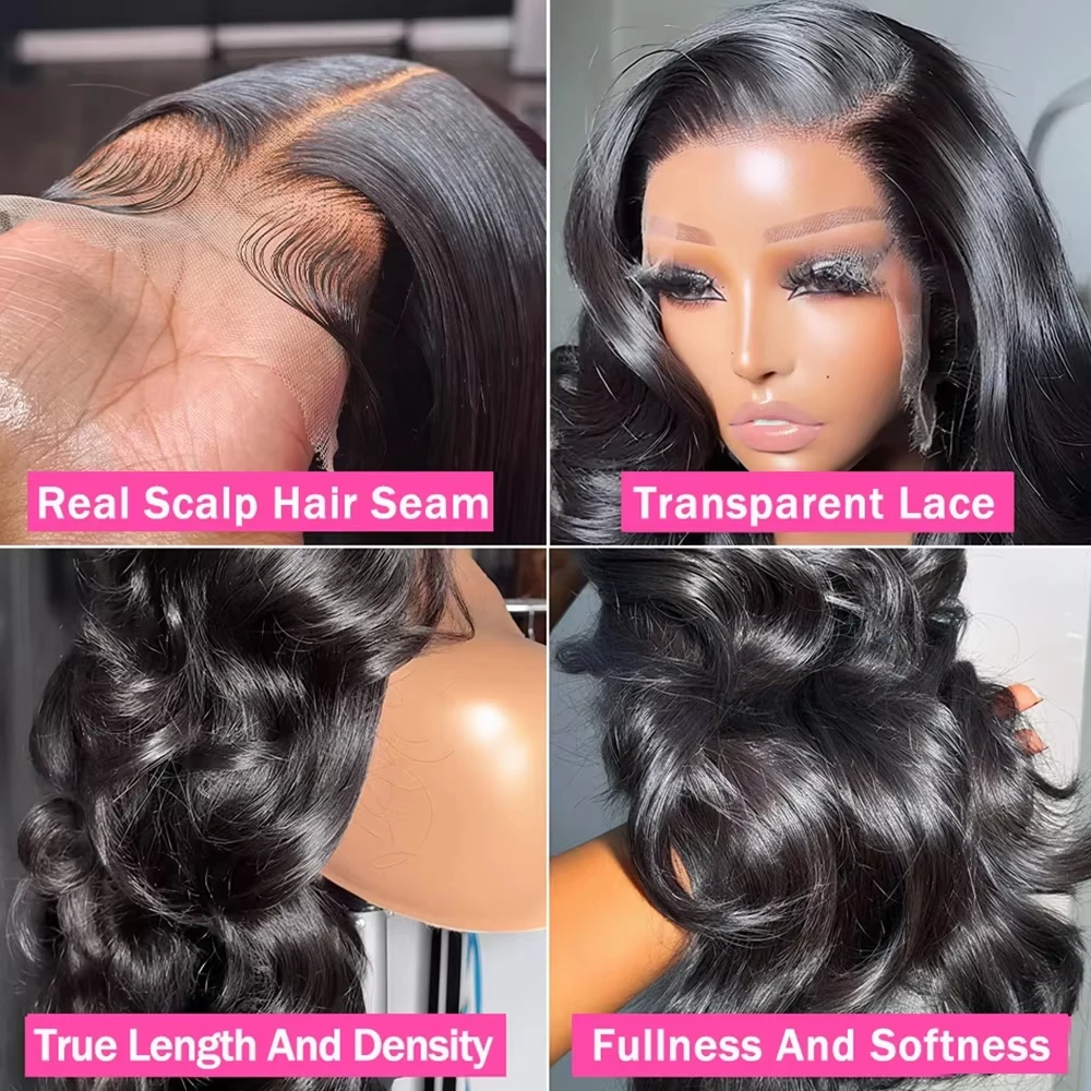 الجسم موجة 13x6 HD الدانتيل الباروكات الأمامية 100% الشعر البشري 220 الكثافة 30 40 بوصة الجسم موجة الدانتيل شعر مستعار أمامي للنساء الشعر البرازيلي