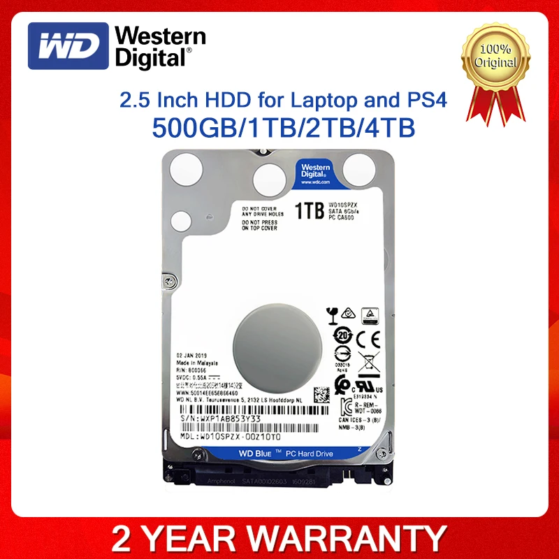 Western Digital WD 1TB 2TB 4TB 2.5