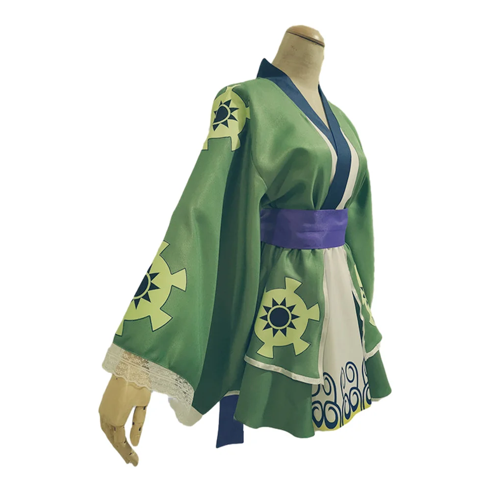 Roronoa Zoro Cosplay Kostüm Anime Mädchen Lolita Frau Kimono Rock Outfits weibliche Robe Kleid Gürtel Rollenspiel Kleidung Halloween Anzug