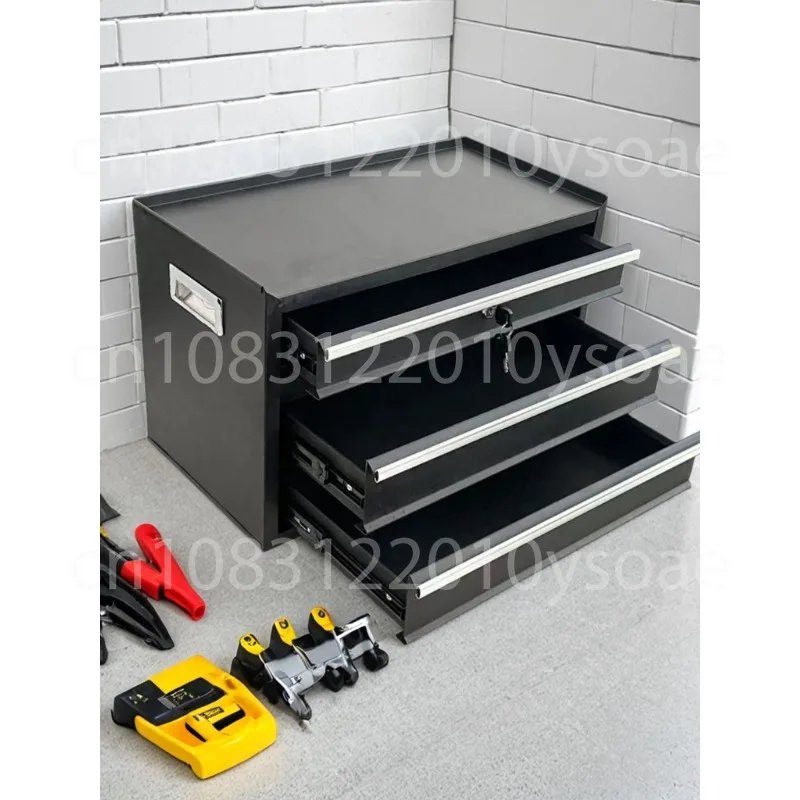 Three Layer Desktop Toolbox, File Cabinet, Storage Box, Assembly Line, Tool Cabinet, Iron Box, Office Workshop, Mini Box