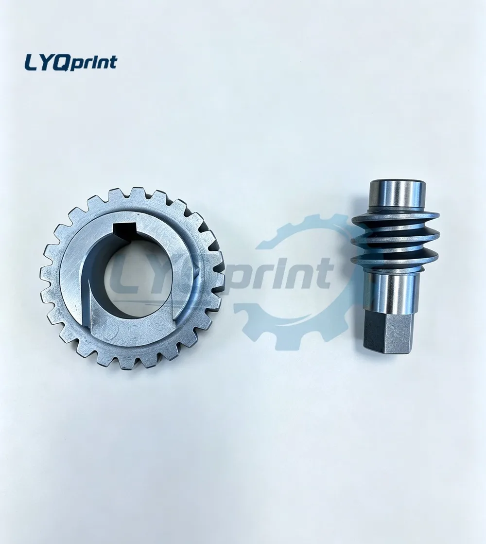 Roland 700 Turbine Worm R700 Oil Seat Rubber Screw R700 Gear, Blanket Worm Gear