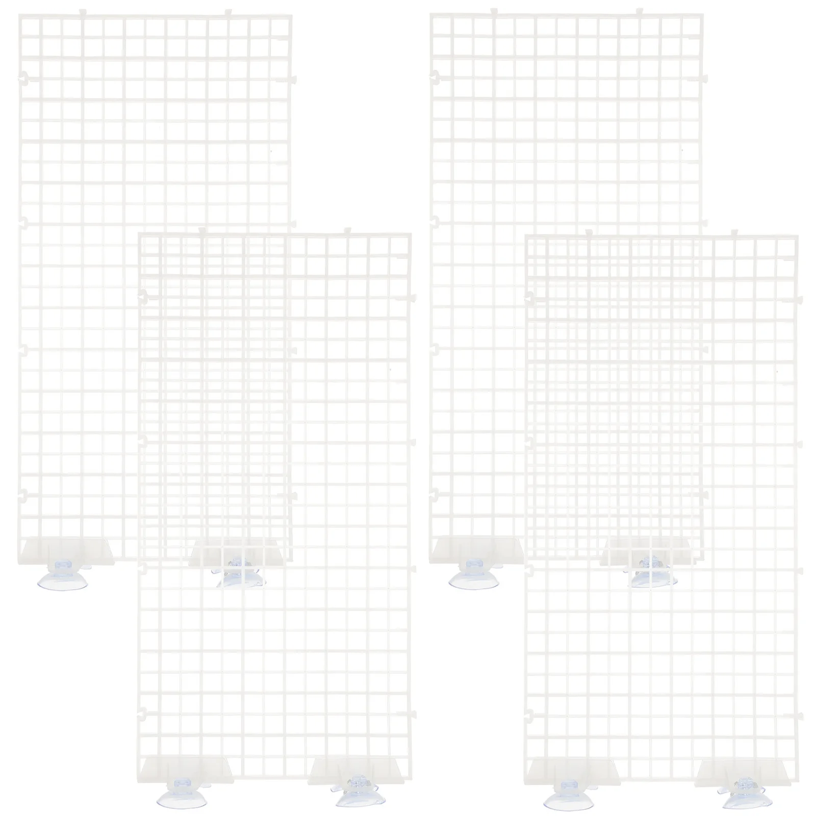 

1Set Aquarium Isolation Panel Transparent 30x15cm Lattice Plate Splicable Divider for Fish Tank Breeding Separation Aquarium