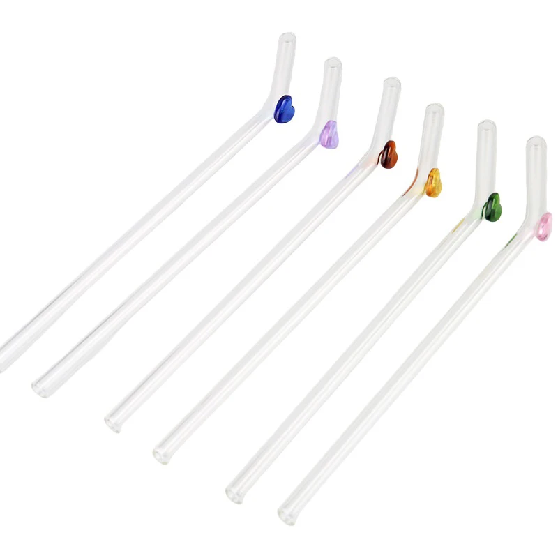5.5Inch Long Glass Straws （Please consult the real picture in the chat software