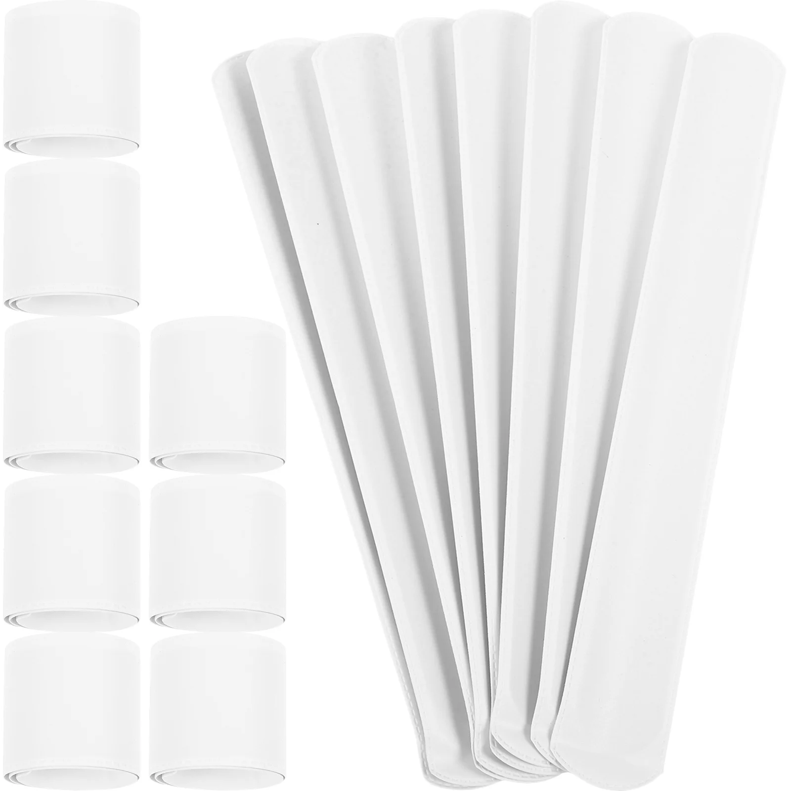 

20Pcs DIY Snap Bracelets Blank PVC Wristbands Kids Graffiti Drawing Party Supplies Gifts White Snap Bracelets DIY Blank Bracelet