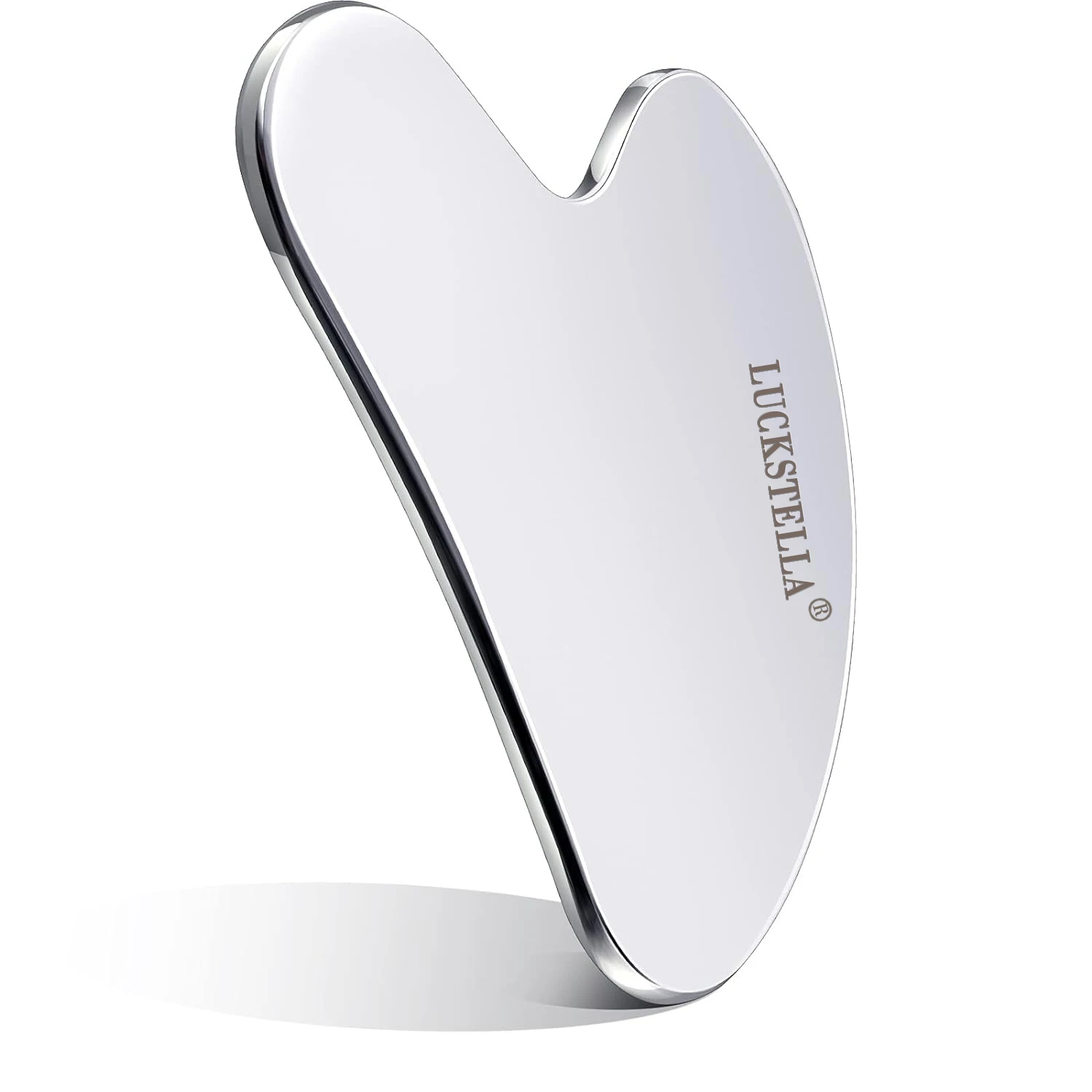 

LUCKSTELLA Stainless Steel Gua Sha Board Heart Shape Plate Promote Blood Circulation Body Relaxation Tissue Therapy Scraping