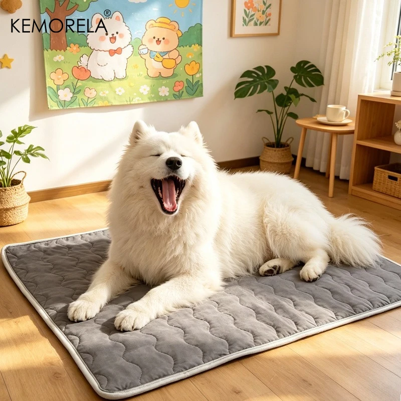 KEMORELA Dog Cooling Mat Washable Reusable Durable Easyto Clean Suitable All Seasons For Dogs Cats Summer Pet Supplies