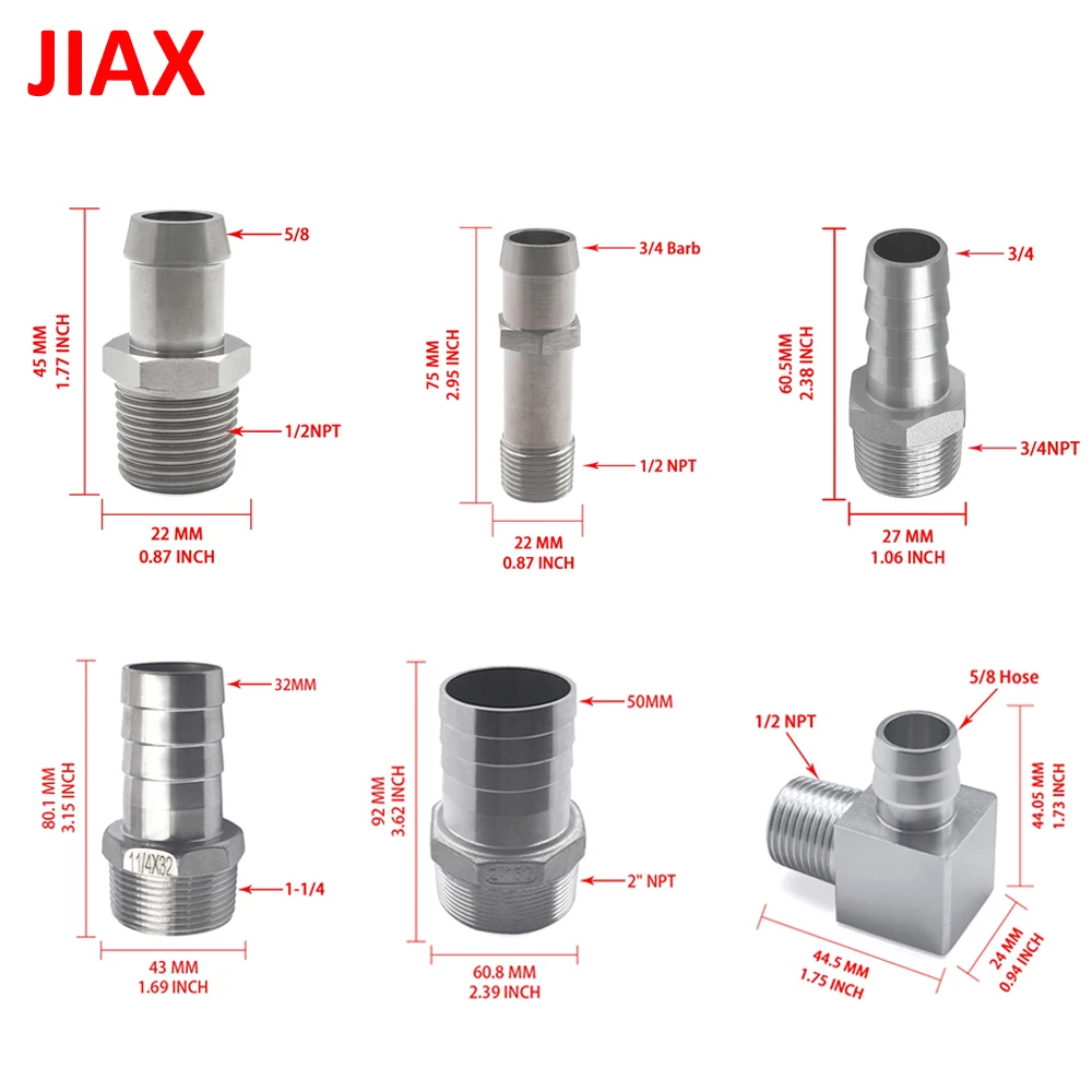 

Multi-Style Threaded Auto Hose Heater Connector Intake Manifold Accessory