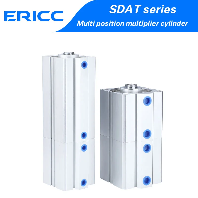 

SDAT Double strength Duplex type cylinder SDAT Bore 12 16 20 32 40 50 63 80 100 Stroke 5 10 15 20 30 35 40 45 50mm