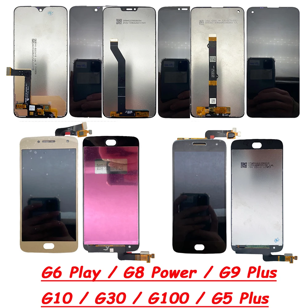 LCD Replacement For Moto G9 Power G6 Play G8 Plus G9 Play G7 Power G7 Play LCD Display Touch Screen Digitizer Assembly