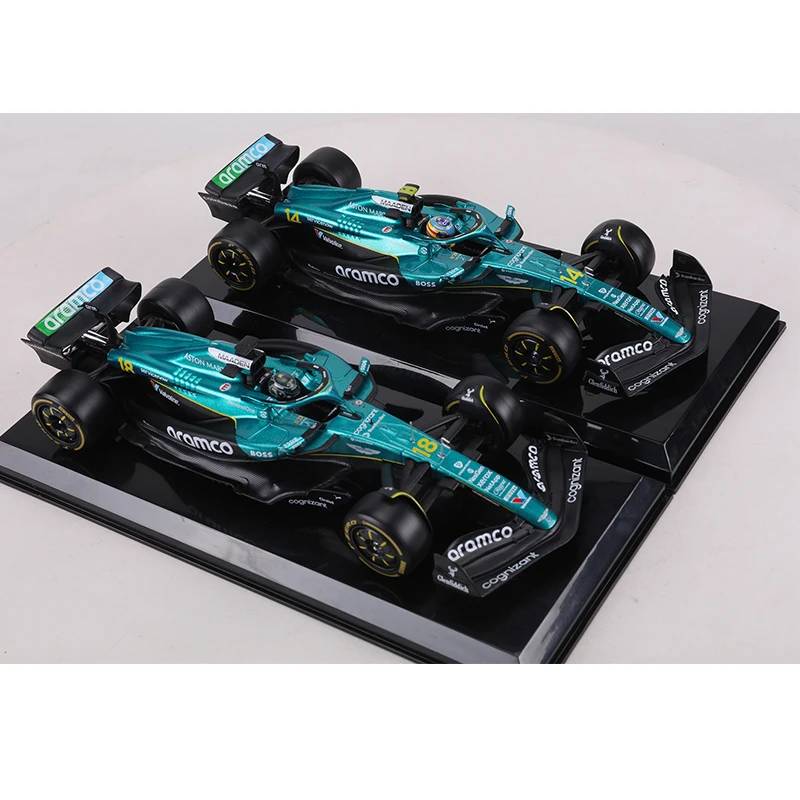 Buargo 1:24 F1 Racing Car Aston Martin AMR25 Formula ONE TEAM Alloy Model Car view 2
