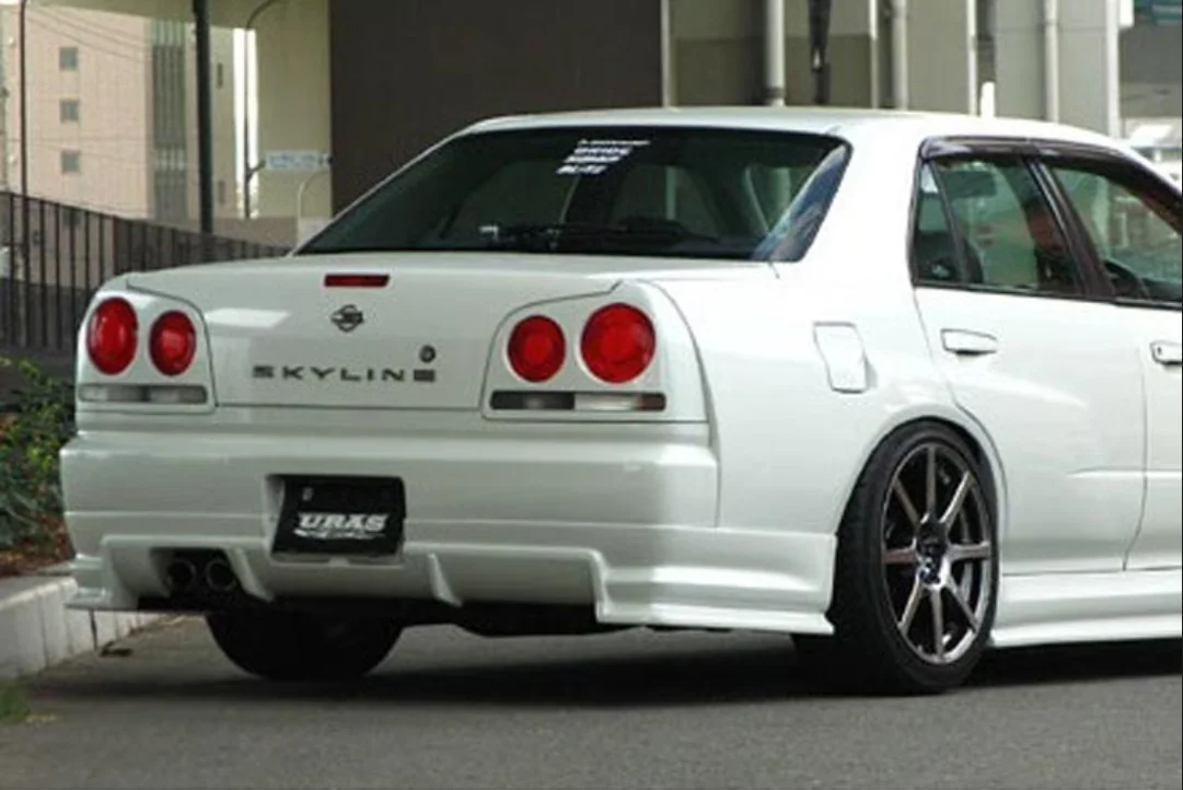 Trunk Lift Supports for Nissan Skyline GT-R (BNR34) Coupe Without Spoiler Shock absorbers for Automobiles with Springs Liftgate