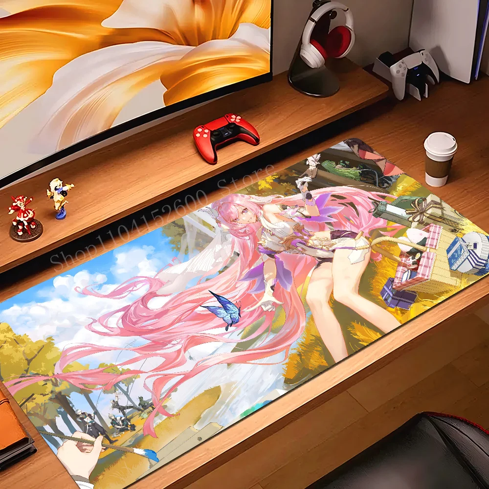 

Elysia Honkai Impact 3rd Mousepad Mouse Mat Desk Mat With Pad Gaming Accessories Prime Gaming XXL Keyboard Pad