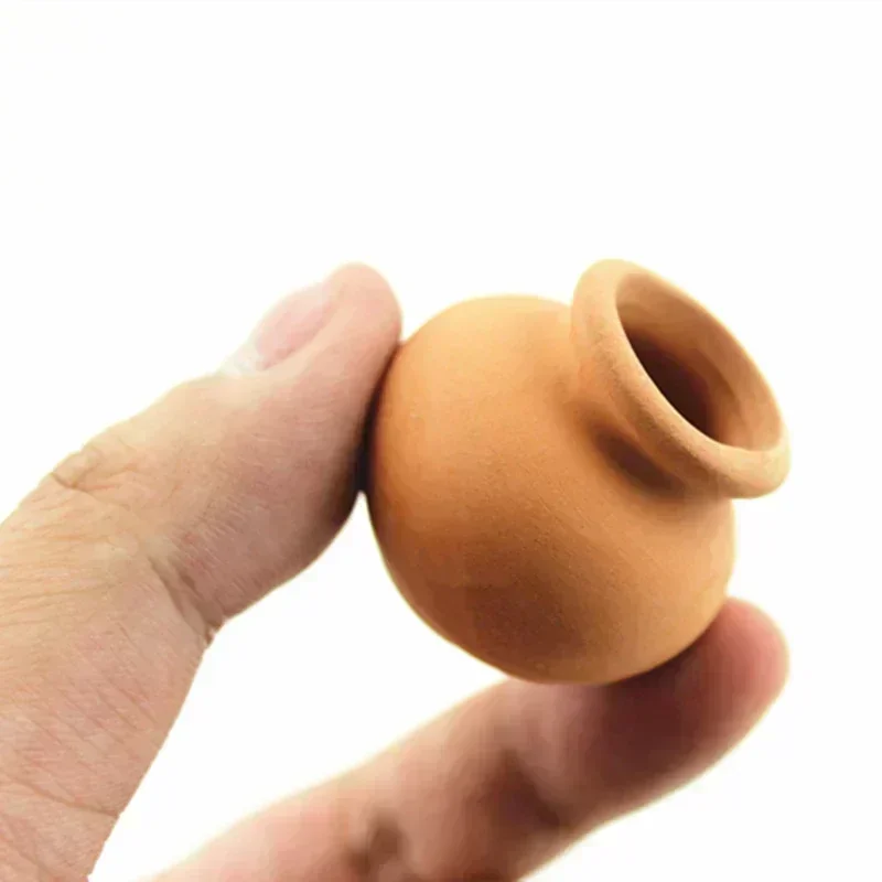 2PCS Mini Terracotta Pot Clay Ceramic Pottery Clay Plant Pot Planter Flower Pots Succulent Nursery Pots Plants Crafts For Garden