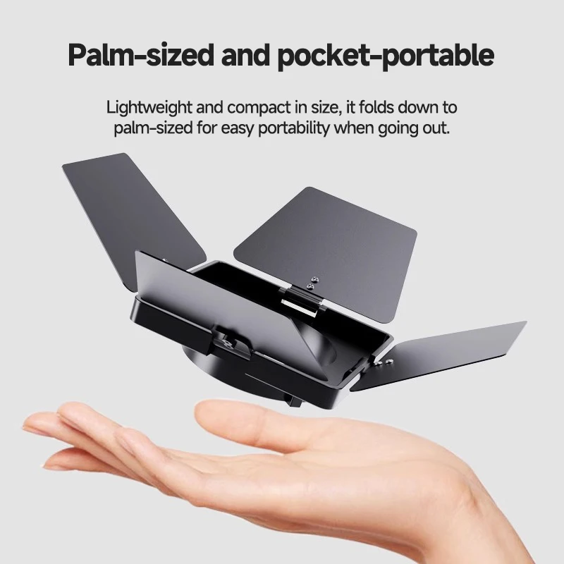Compuertas 4 Hojas para Mini Bowens ZU60 ZU80 M60، Modificador de Luz ملحقات احترافية Estudio Fotografia