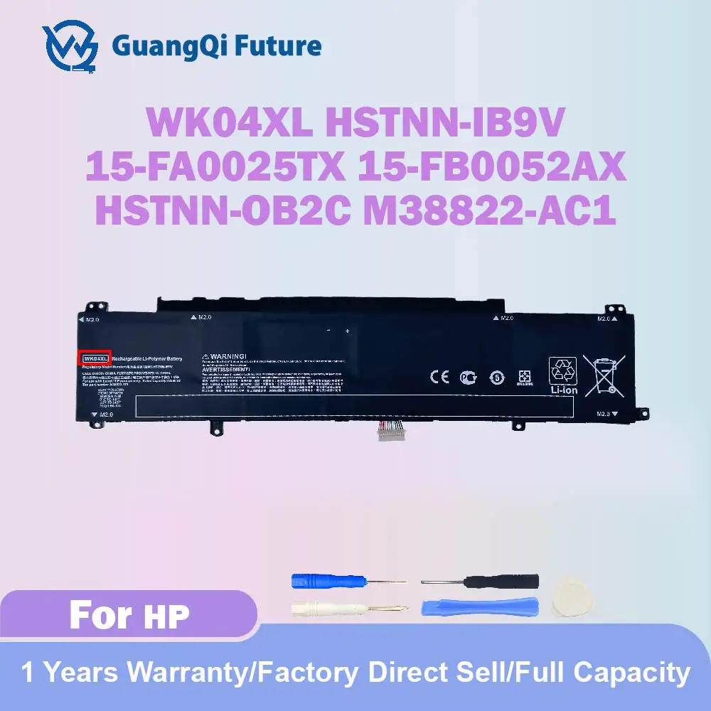 

WK04XL New Battery 75Wh Battery For HP Victus 16-D 16-E M38822-171 M39179-005 M38822-AC1 HSTNN-IB9V HSTNN-OB2C TPN-Q265 Q266