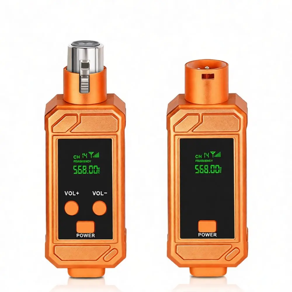 Wireless Audio Adapter For Wired Dynamic Microphone Electric Wind Instrument Guitar Transmitter Receiver Stage Equipment