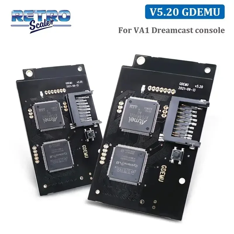 

US.EU RetroScaler GDEMU 5.20.5 Optical Drive Simulation Board SD Extension for Dreamcast DC VA1 Game Console