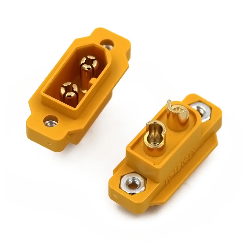 

10 шт. AMASS XT60E-M монтируемый XT60 штекерный разъем для гоночных моделей мультикоптеров фиксированная плата DIY запасная часть