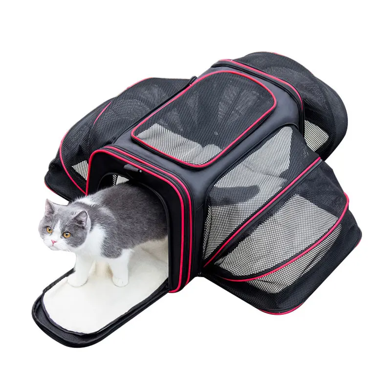 Pet Outing Portable Cat Dogs Handbag Breathable Carrier Travel Puppy Kitten Shoulder Bag Pet Carrying Bag Cat Transport Supplies