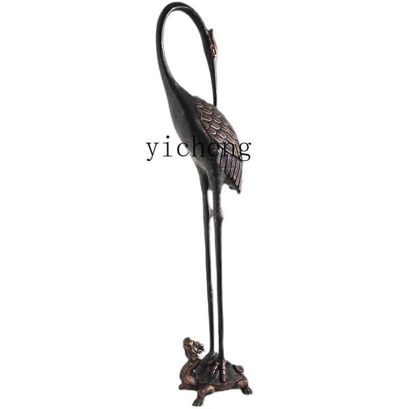 

Crane Decoration Floor Hallway Living Room TV Cabinet Sofa next to Art High-End Decorations