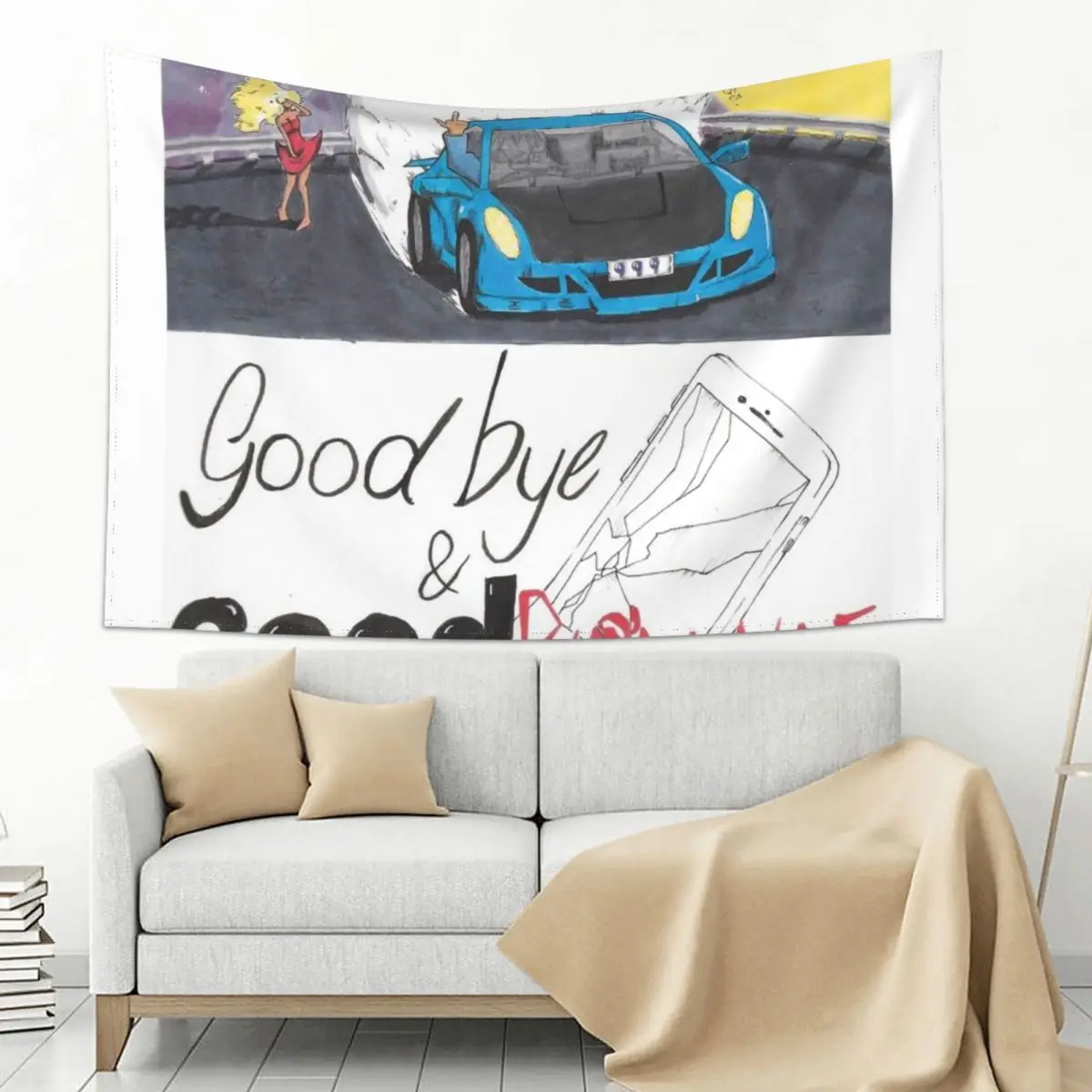 

good bye & good riddance Tapestry