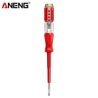 Portable Electrical Tester Pen Non-contact Circuit Detector Neon Bulb Screwdriver Voltage Tester for Live/Null Wire Judgment