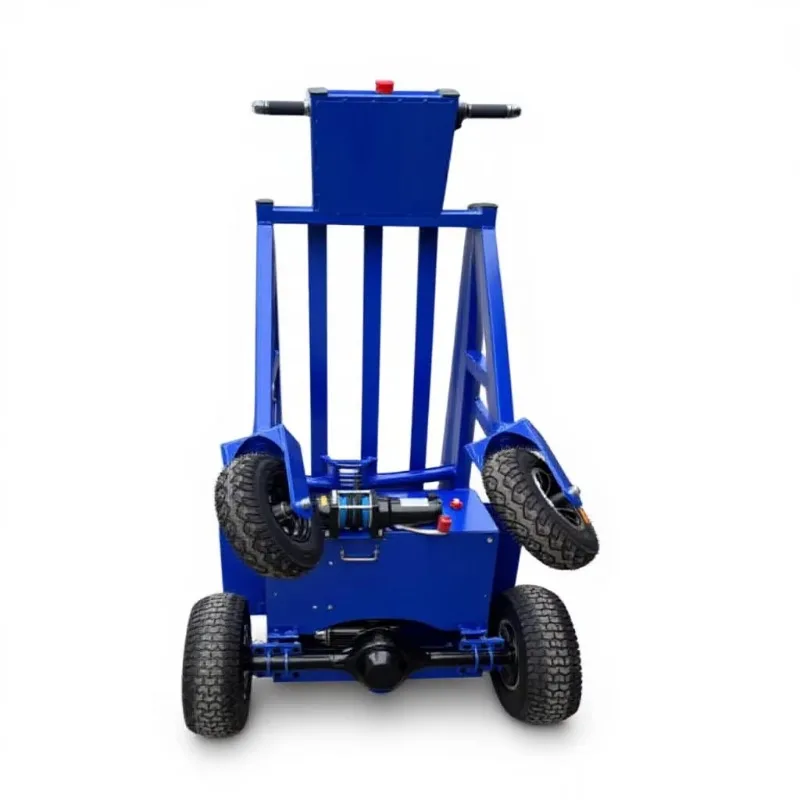 【Best-selling】Portable Electric Metal Stair Climbing Dolly Foldable Power Hand Truck Hand Cart Trolley EASYFUN