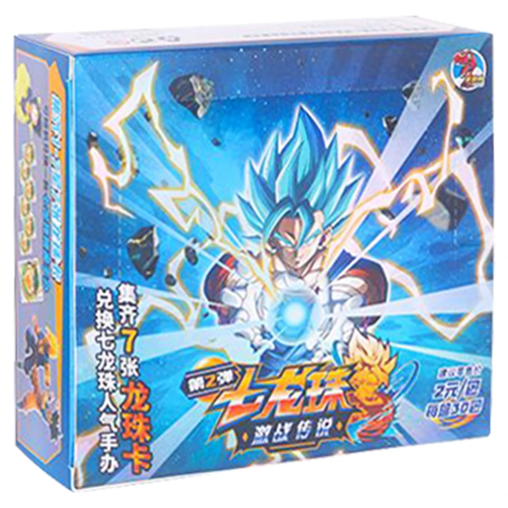 Super Battle Dragon Ball Legends Collection Cards for Child TCG Anime Figures Son Goku Super Hero Saiyan Vegeta IV Bronzing Card