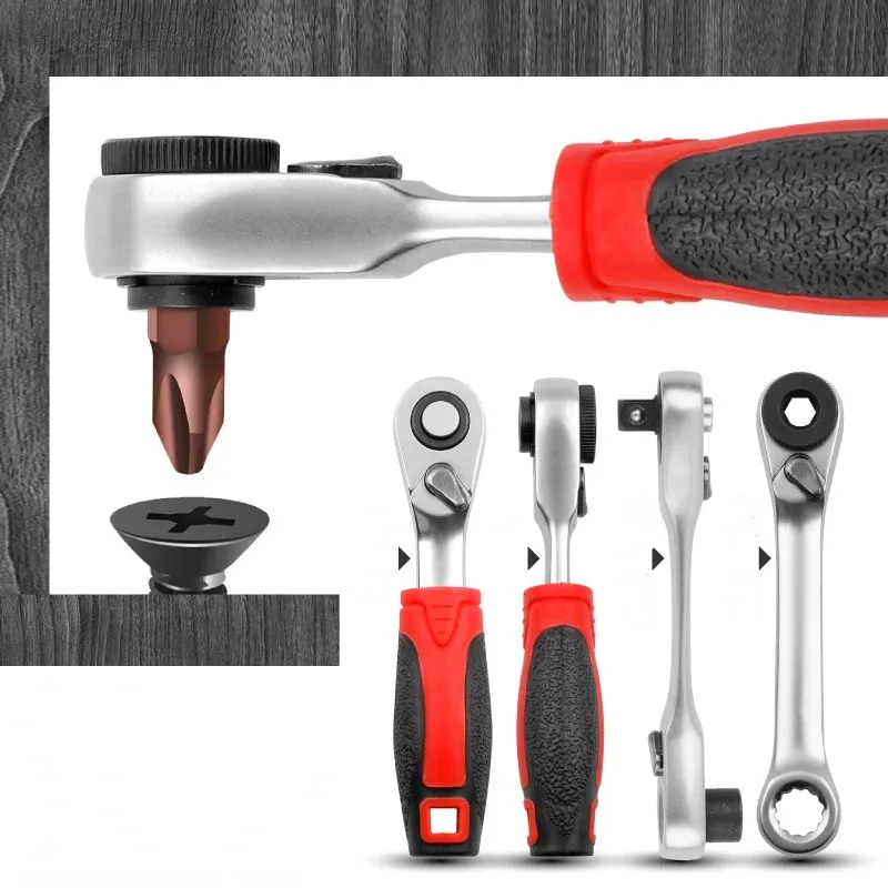 

Quick Lever Screwdriver Bit Tool Hex Wrench Ratchet for Woodworking, Vehicle and Bicycle Repair Screwdriver