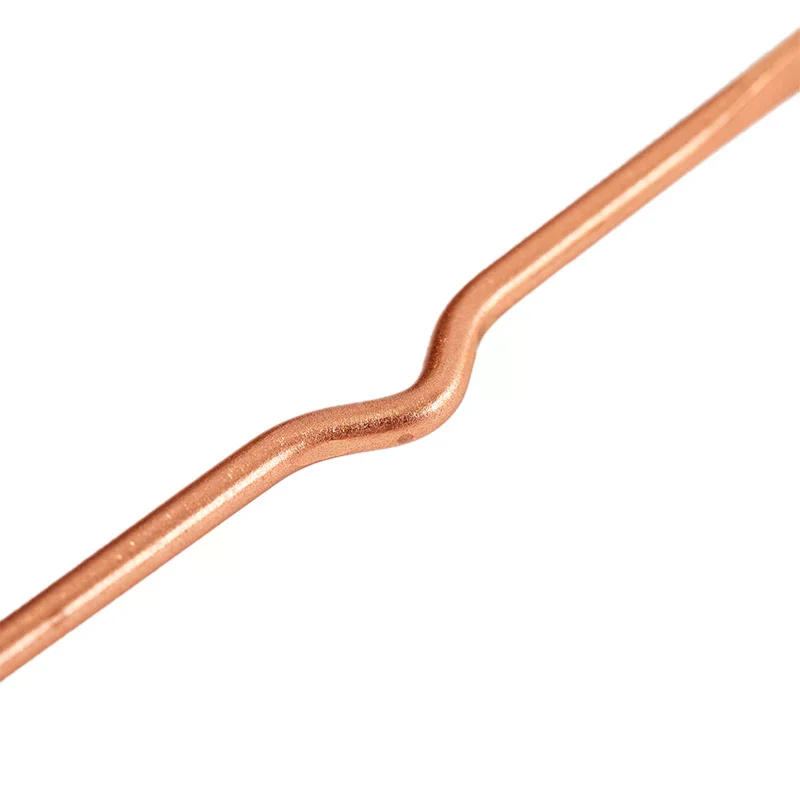 NEW SALE 1Pc Simple Copper Tongue Scraper Cleaner Fresh Breath Dental Cleaning Health Oral Care Hygiene Tools