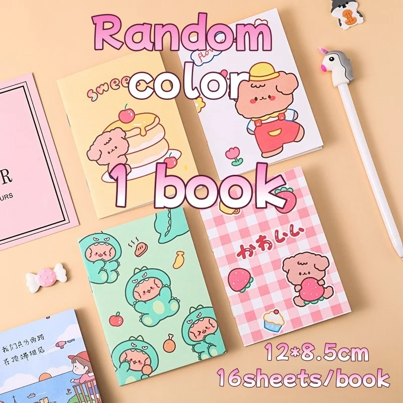 Leuke Capybara Mini Draagbaar Kladblok Kantooragenda Cartoon Klein Briefpapier Studentennotitieboekje Beloningscadeau voor kinderen