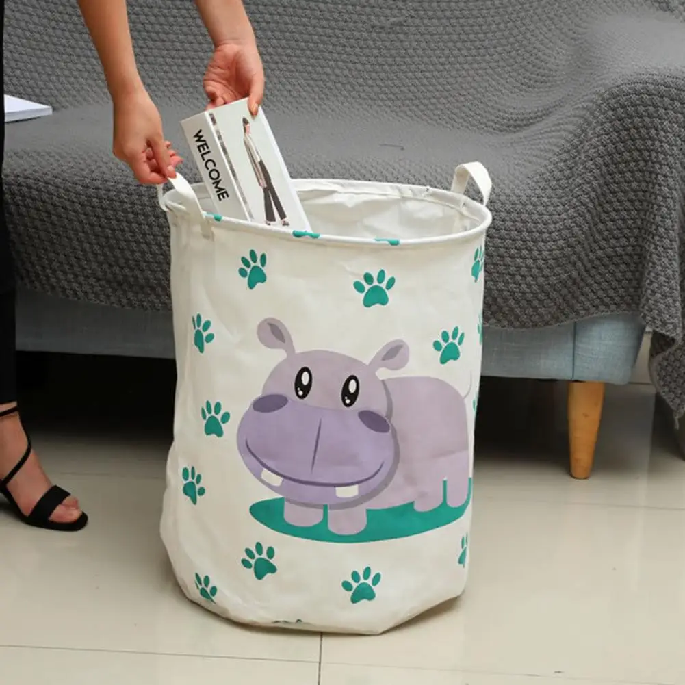 Cartoon Laundry Basket Folding Laundry Hamper Waterproof Toys Sundries Organizer Storage Baskets Cesto Ropa Sucia корзина для