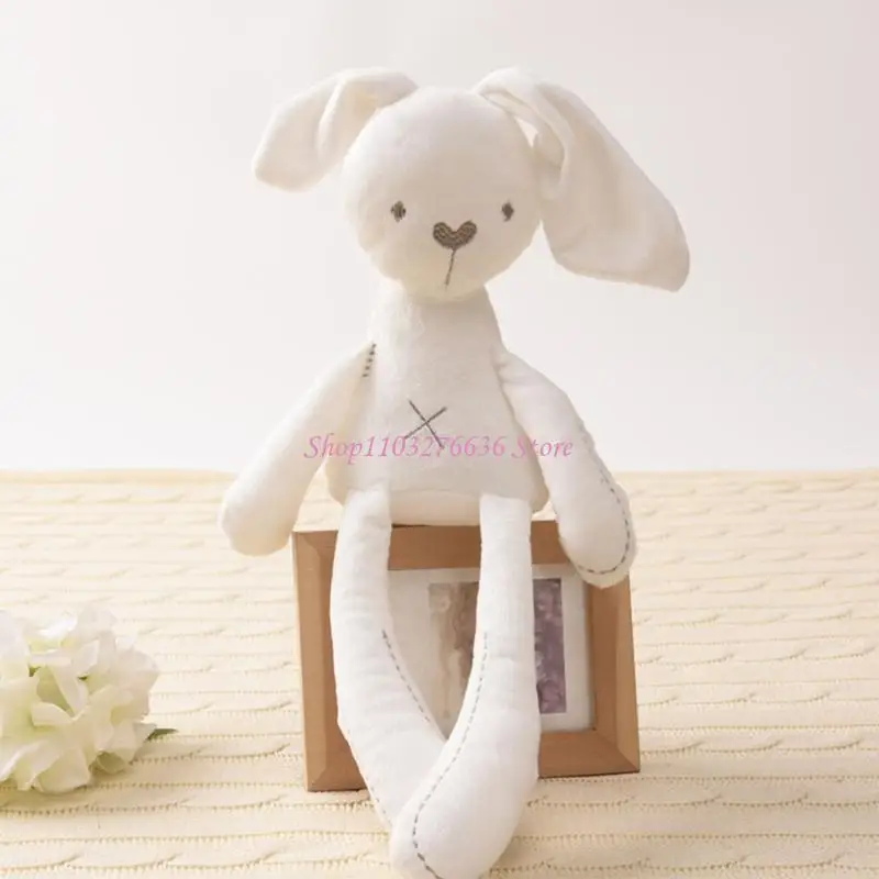 R6FD Soft Animal Appease Bunny ตุ๊กตากระต่ายน่ารักก่อนนอนของขวัญเพื่อนสำหรับหนุ่มๆสาวๆ