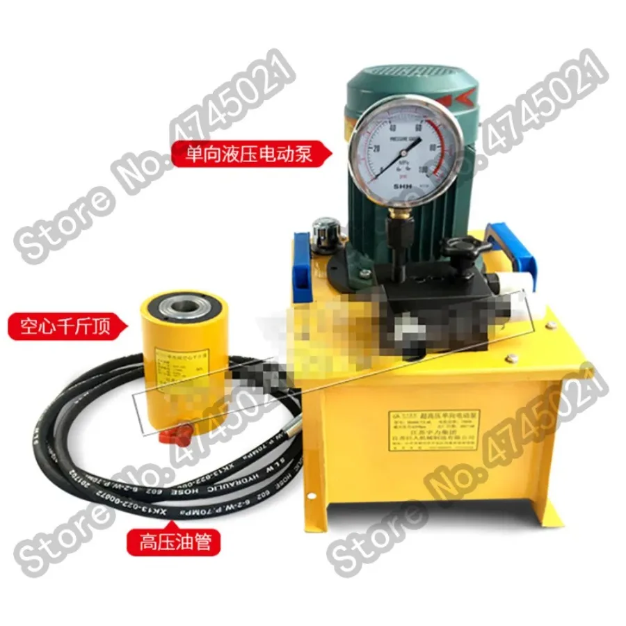 Hydraulic Jack RCH-603 60T Stroke 76mm, Single Acting, Hollow Plunger,automatic Reset, Maintenance Traction, Lifting, Processing
