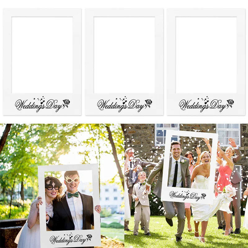 Team Bride To Be Photo Booth Frame Props, Just Married Wedding Bachelorette Hen Party Backdrop, DIY Bridal Shower Favors
